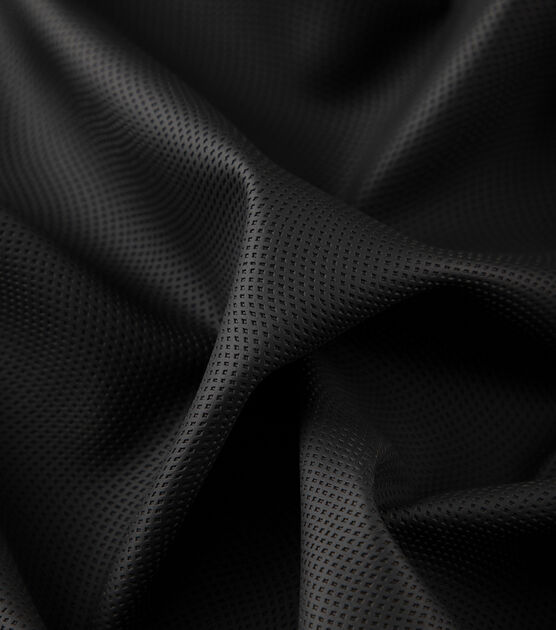 Yaya Han Cosplay Black Optical Faux Leather Fabric, , hi-res, image 6