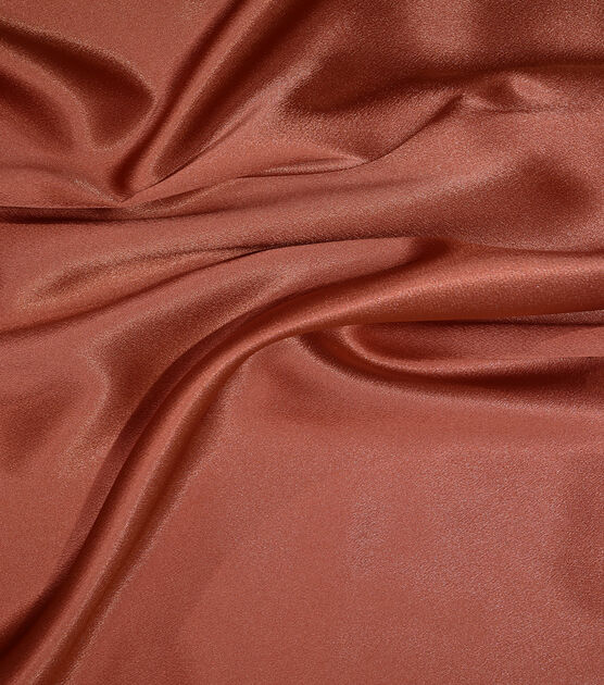 Crepe Back Satin Fabric Wine, by the yard
