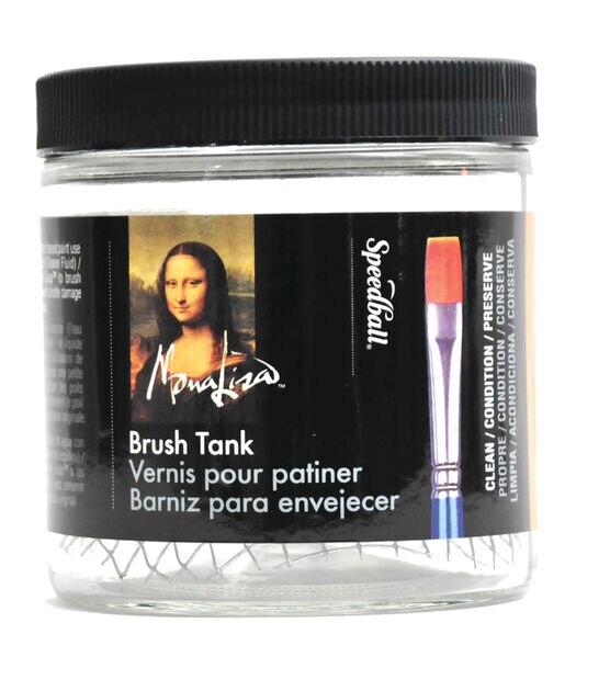 Mona Lisa Artist Brush Cleaning Tank