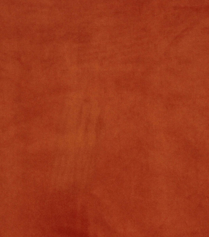 Richloom San Sebastian Flax Upholstery Velvet Fabric, Orange, swatch