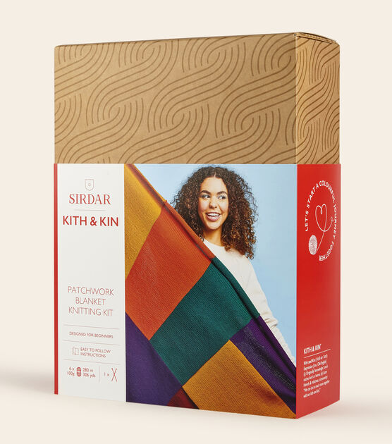 Sirdar 50" Patchwork Blanket Knit Kit