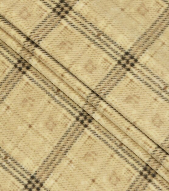 Plaid Luxe Fleece Fabric, , hi-res, image 2