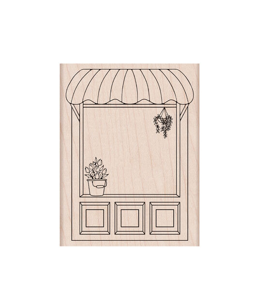 Hero Arts Mounted Rubber Stamp Flower Shop Front