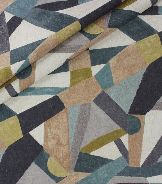 Herald Denim Cotton Linen Blend Home Decor Fabric, , hi-res, image 3