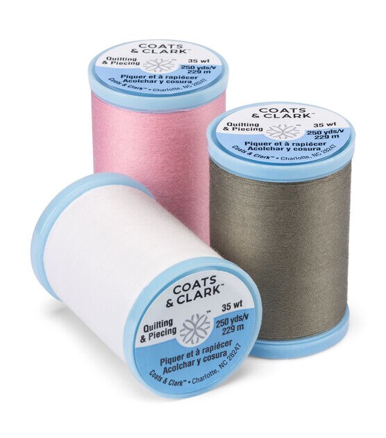 Coats & Clark 250yd 35wt Covered Quilting & Piecing Cotton Thread, , hi-res, image 1