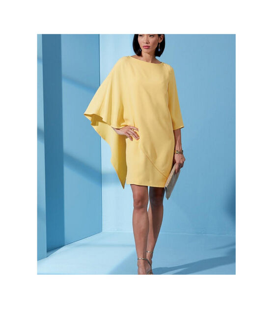 Vogue V1614 Size 14 to 22 Misses Dress Sewing Pattern, , hi-res, image 4