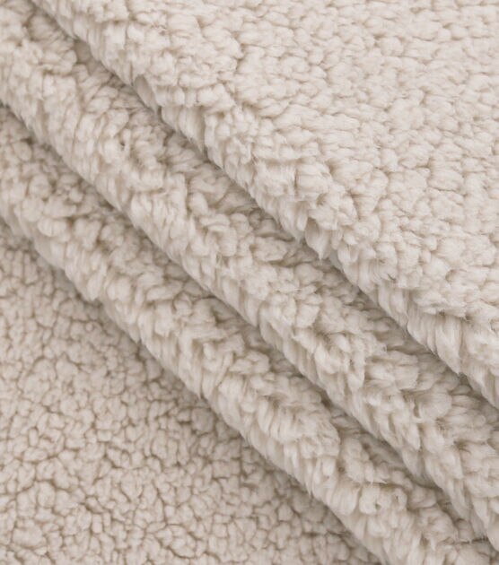 Solid Faux Fur Sherpa Fabric, , hi-res, image 5