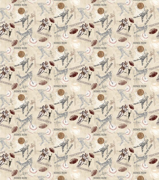 Springs Creative Sports Novelty Print Cotton Fabric, , hi-res, image 2