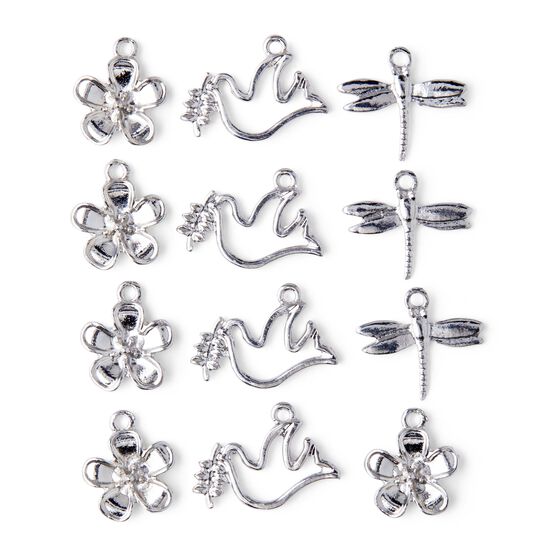 12ct Silver Nature Charms by hildie & jo, , hi-res, image 2