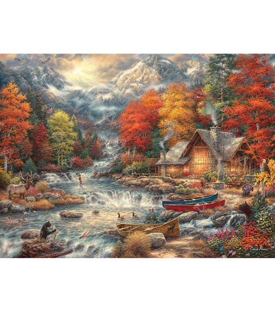 Diamond Art Club 37" x 28" Treasures of the Great Outdoors Painting Kit