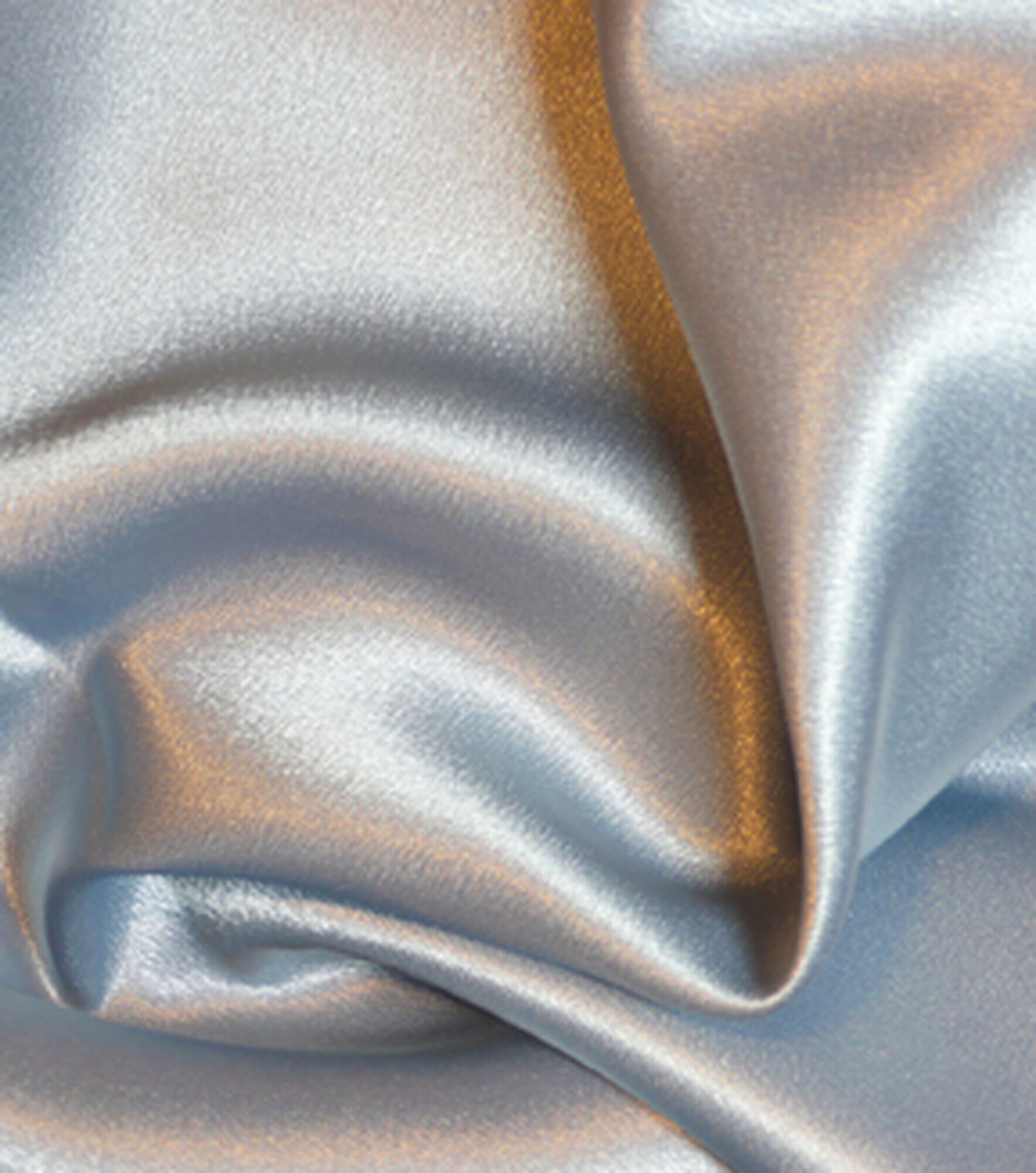 Solid Crepe Back Satin Fabric by Casa Collection, Celestial Blue, hi-res