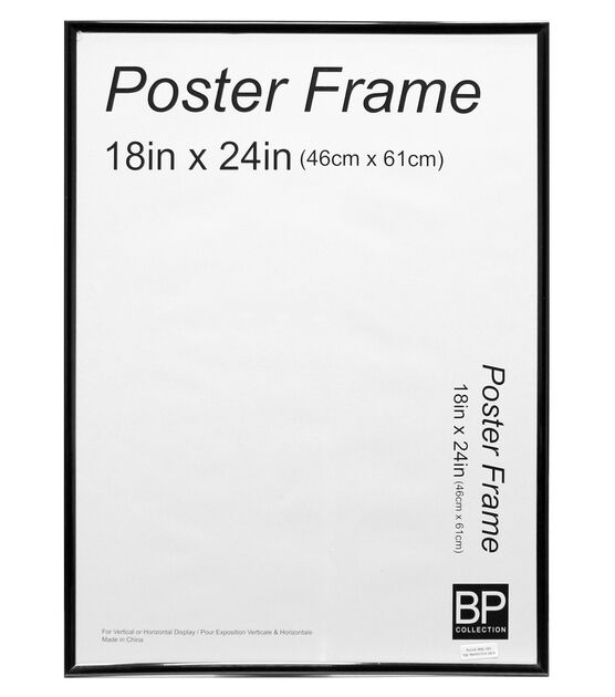 MCS Spline 18"x24" Black Poster Frame