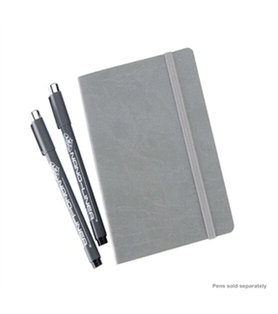 Pentalic's Traveler Pocket Journal 4x6 Gray, , hi-res, image 7