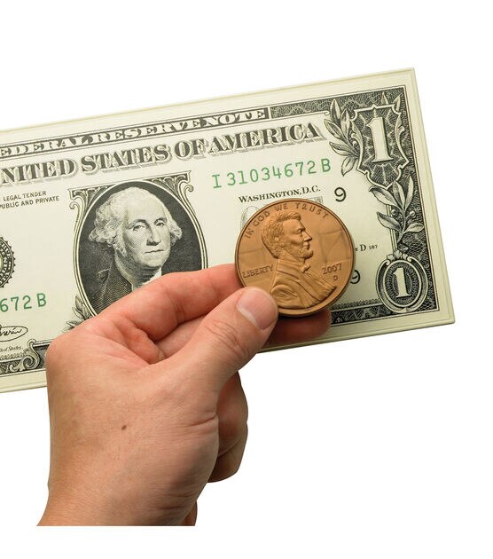 Educational Insights 50ct Big Money 3D Magnetic Coins & Bills Kit, , hi-res, image 2