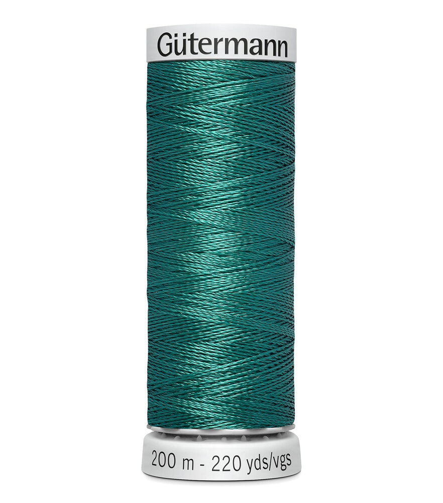 Gutermann 200M Dekor Thread, 8220 Dark Peacock, swatch