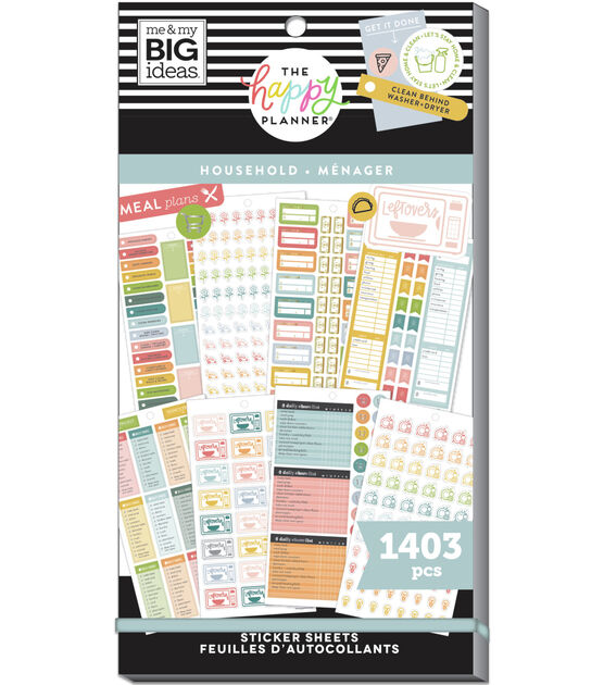 1403pc Household Happy Planner Stickers