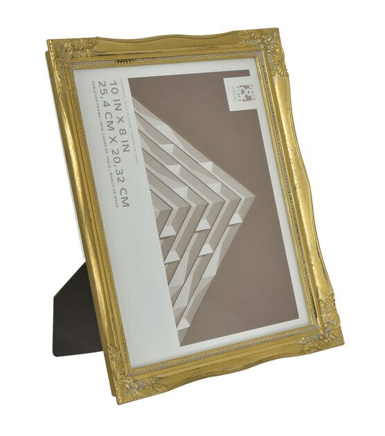 10" x 8" Gold Ornate Corners Tabletop Picture Frame by Place & Time, , hi-res, image 2