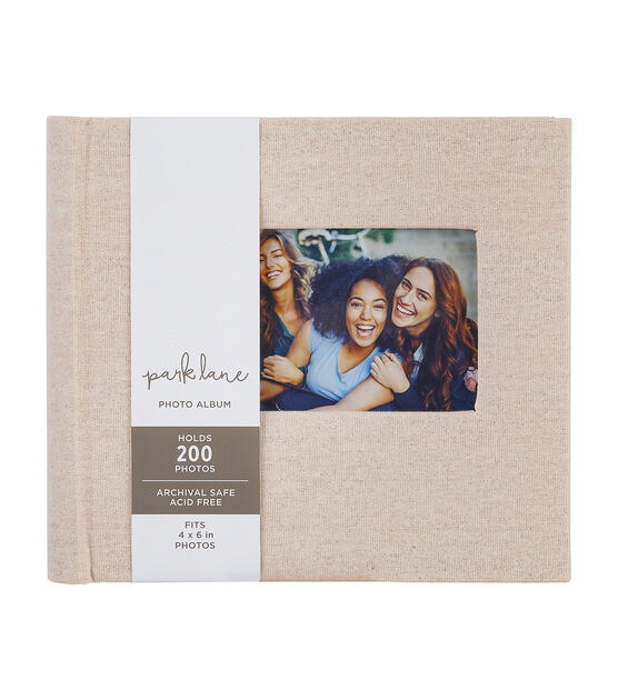 9.5" x 8.5" Light Brown Glitter Photo Album by Park Lane