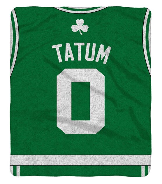JAYSON TATUM No. 0 Patch - Boston Basketball Jersey Number Green/White  Embroidered DIY Sew or Iron-On Patch