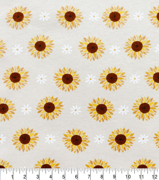 Hippie Floral & Daisies Nursery Flannel Fabric by Lil' POP!, , hi-res, image 3