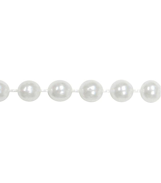 Simplicity Fused Pearl Trim 6mm White