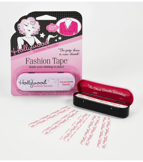 Hollywood Fashion Secrets Fashion Tape Value Pack 3 Tins 36 Double-Sided  Strips