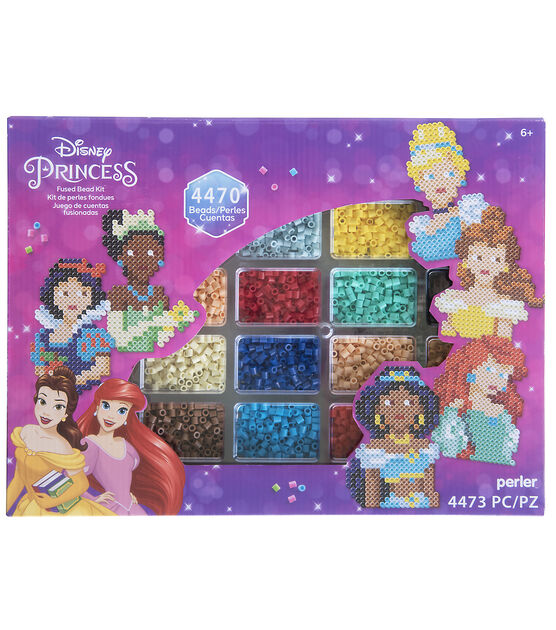 Perler 4473pc Disney Princess Fused Bead Deluxe Box
