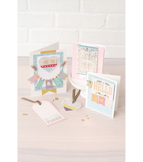 Die Cuts With A View - 6x6 Paper Pad - The Kraft Cardstock Stack