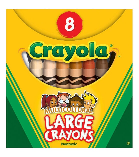 Crayola 8 ct. Large Size Multicultural Crayons