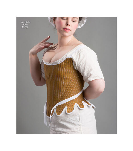 Simplicity Pattern 8579 Misses' 18th Century Costume Size R5 (14 22), , hi-res, image 8