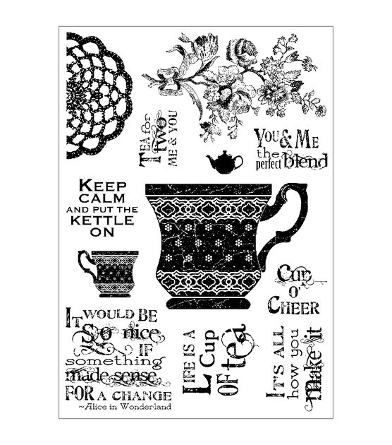 Darcie's Clear Stamp Set Cup Of Tea