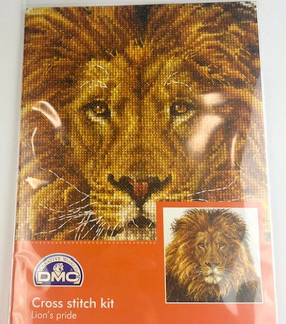 DMC 10" x 10" Lions Pride Cross Stitch Kit, , hi-res, image 4