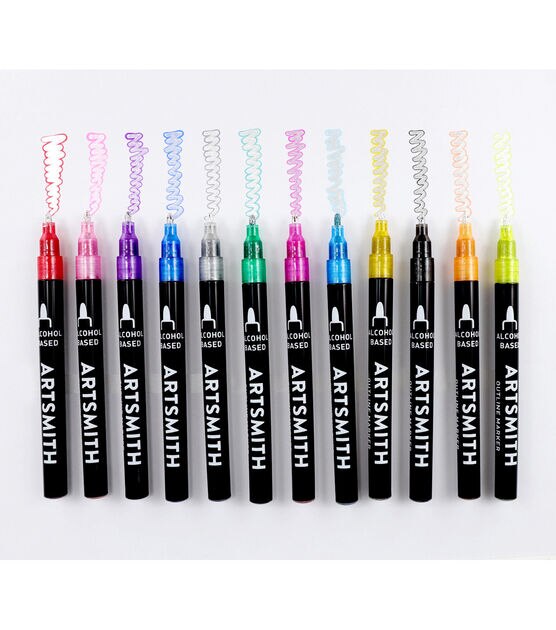 Outline Markers 6 Pcs Outliner Pens 3D Bible Journaling Pens