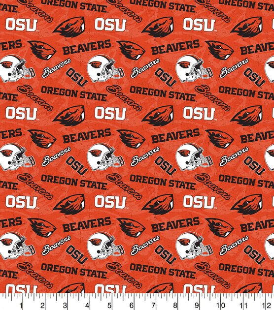 Oregon State University Beavers Cotton Fabric Tone on Tone, , hi-res, image 2