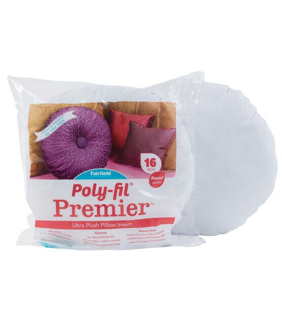 Soft n Crafty Premier pillow form 16 round