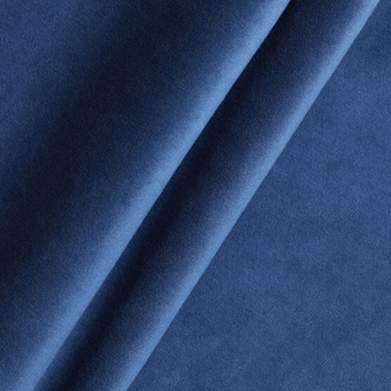 Richloom San Sebastian Navy Upholstery Velvet Fabric, , hi-res, image 2
