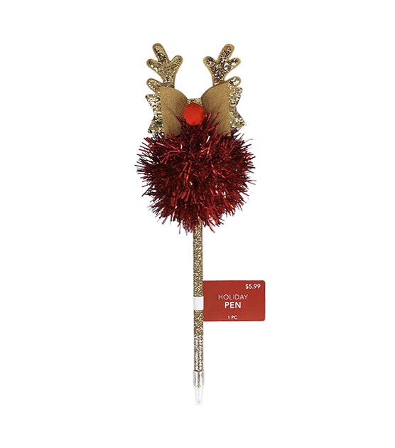 Christmas Reindeer Bow Pen