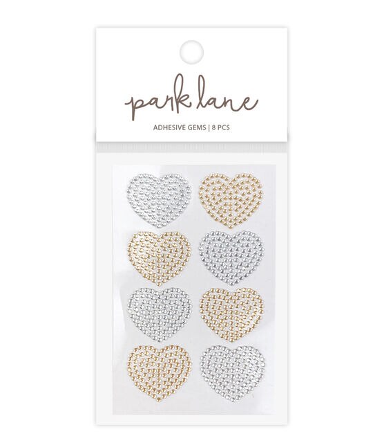 Park Lane Heart Gems Gold & Silver 8pc