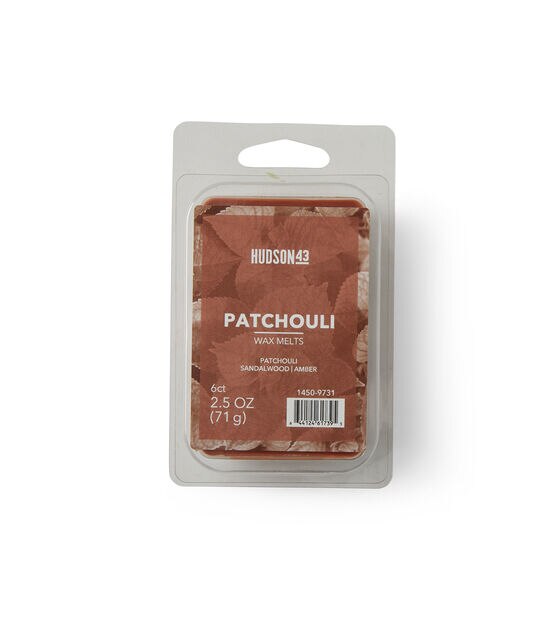 2.5oz Patchouli Scented Wax Melts by Hudson 43