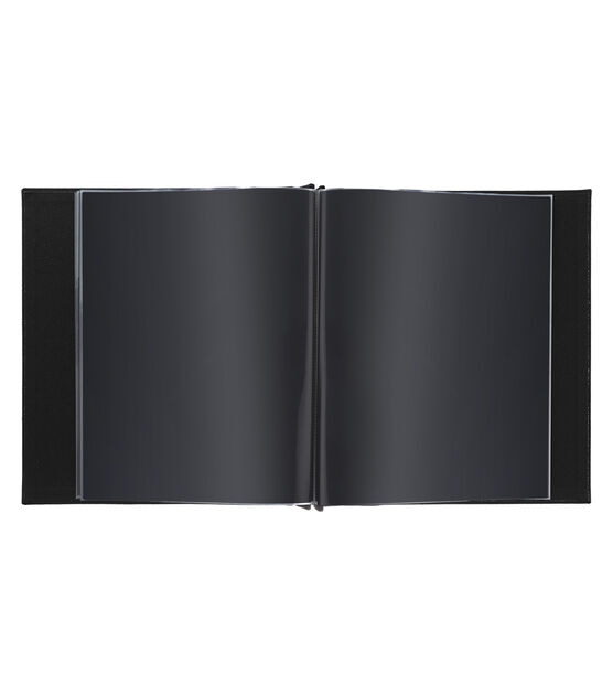 Photo Album Scrapbook 100 Pages(8.3x11.6in) Personalized Hardcover Black  Page Scrapbook Journals Blank Handmade Memory Book 8.3 x11.6 100Pages Black  Cover