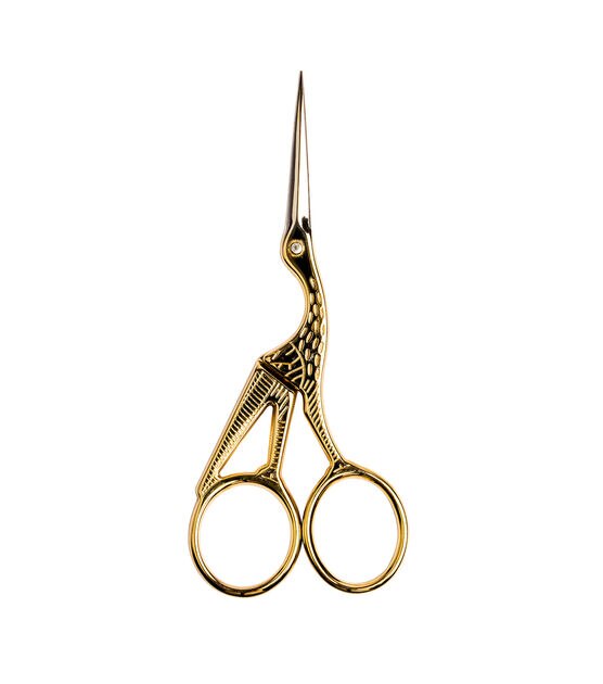 Sewing Scissors, 4 Colors Antique Style, Metal Small Scissors for Crafts,  Beautiful Knitting and Sewing Scissors 