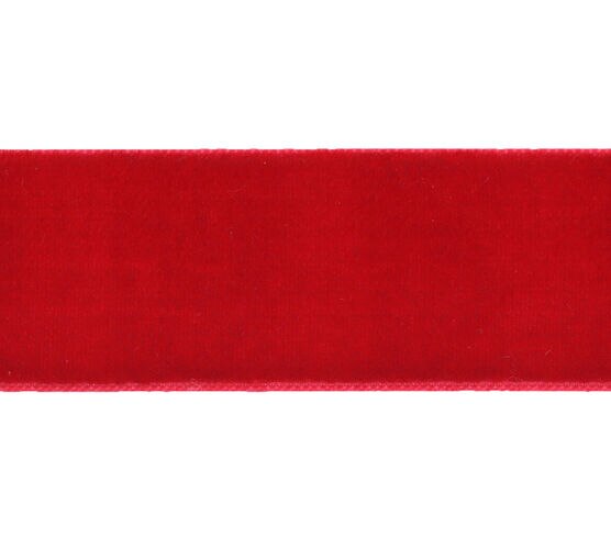 Simplicity Velvet Trim 1'' Red, , hi-res, image 1