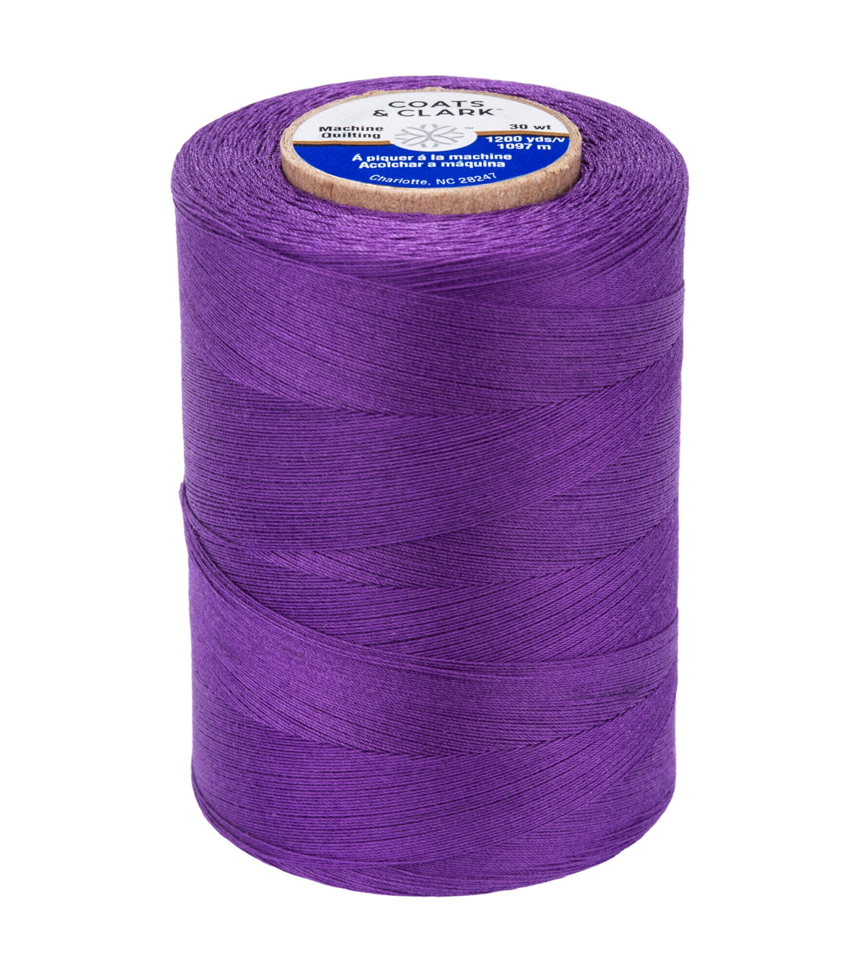 Coats & Clark Machine Quilt Cotton Thread, Purple, hi-res