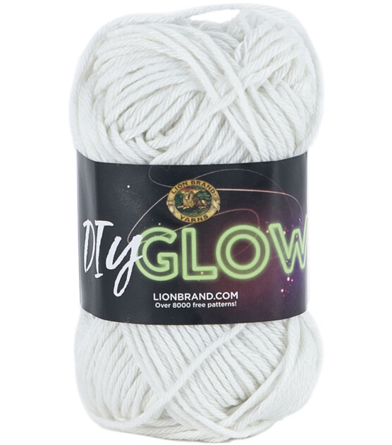 Lion Brand DIY Glow Yarn Natural