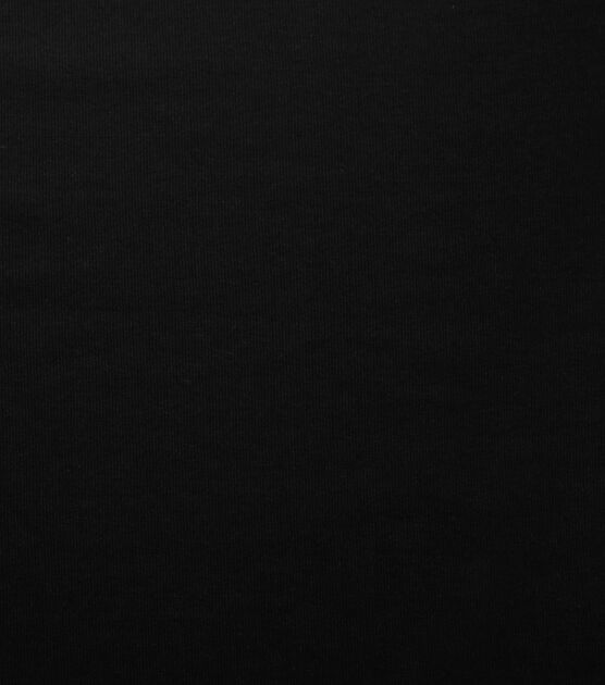 Rib Knit 2x2 Fabric Black, , hi-res, image 3