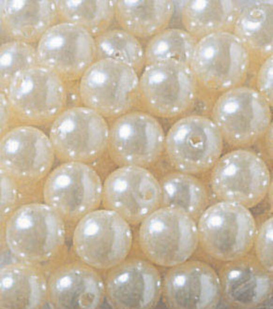 10mm White Pearl Beads 210ct by hildie & jo