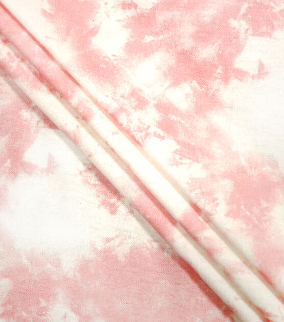 Light Pink Tie Dye  Super Snuggle Flannel Fabric, , hi-res, image 2