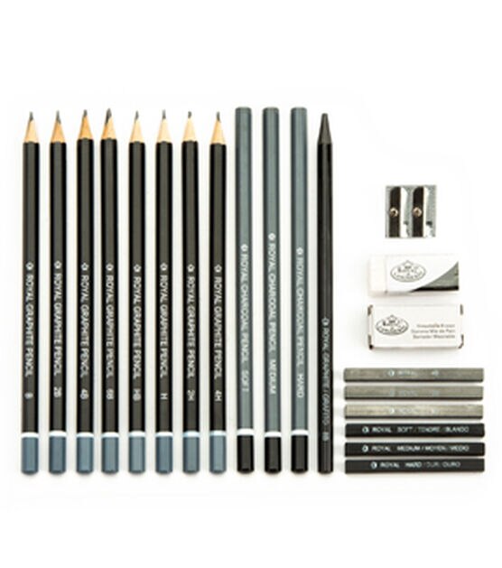  Royal & Langnickel Essentials(TM) Sketching Art Set W/Tin Blue,  1 count (pack of 1)