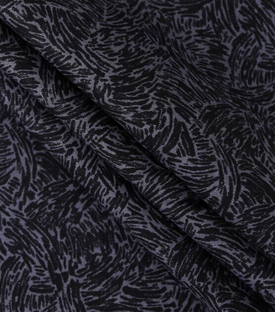 Black Brushstroke Texture Cotton Fabric by Keepsake Calico | JOANN