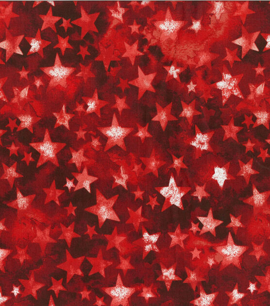 Bright Multi Stars Cotton Fabric, , hi-res, image 3